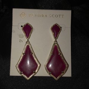 Pink earrings. Never been worn.